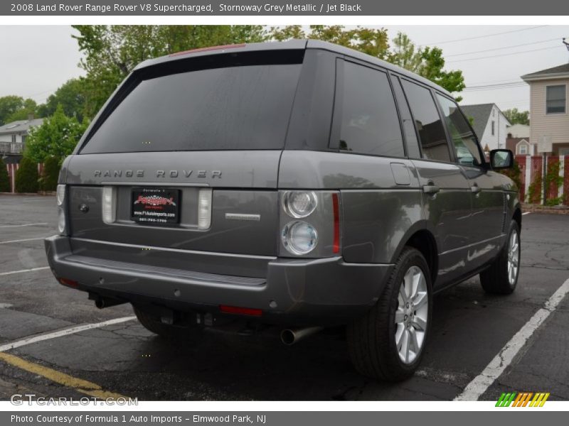 Stornoway Grey Metallic / Jet Black 2008 Land Rover Range Rover V8 Supercharged