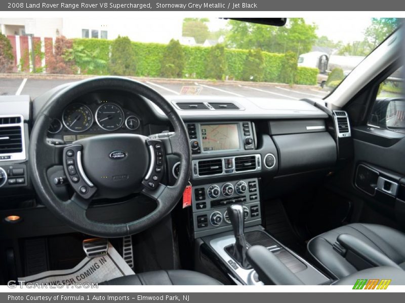 Stornoway Grey Metallic / Jet Black 2008 Land Rover Range Rover V8 Supercharged
