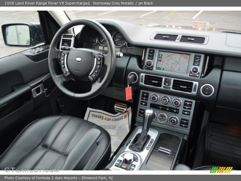 Stornoway Grey Metallic / Jet Black 2008 Land Rover Range Rover V8 Supercharged
