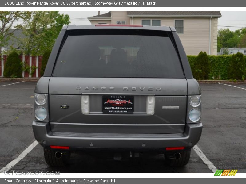 Stornoway Grey Metallic / Jet Black 2008 Land Rover Range Rover V8 Supercharged