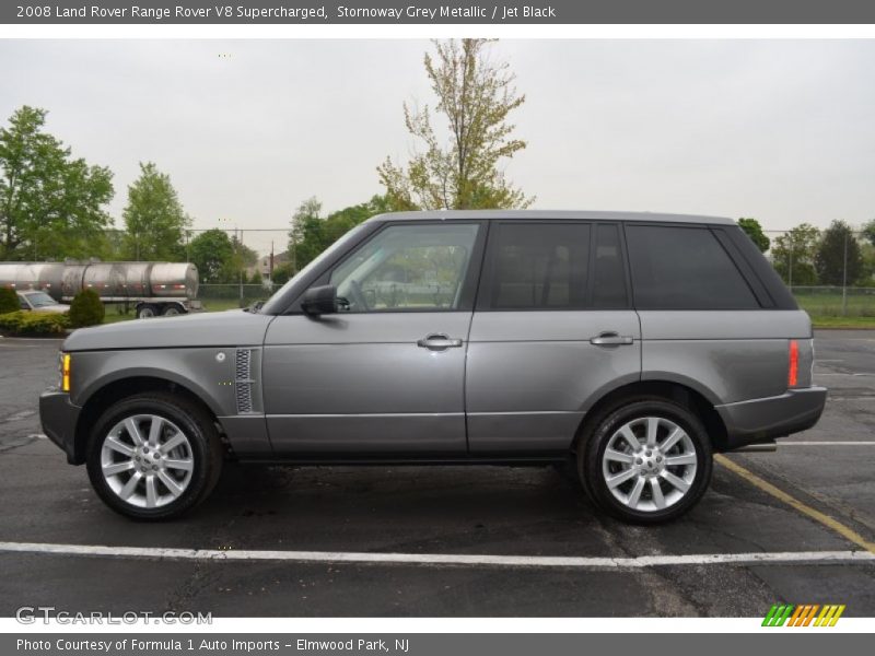 Stornoway Grey Metallic / Jet Black 2008 Land Rover Range Rover V8 Supercharged