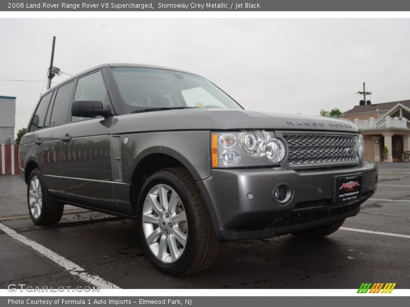 Stornoway Grey Metallic / Jet Black 2008 Land Rover Range Rover V8 Supercharged