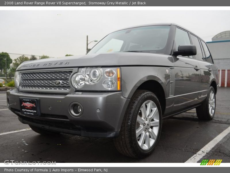 Stornoway Grey Metallic / Jet Black 2008 Land Rover Range Rover V8 Supercharged