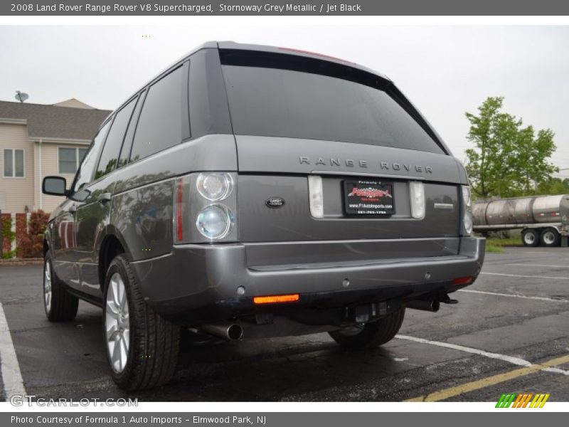 Stornoway Grey Metallic / Jet Black 2008 Land Rover Range Rover V8 Supercharged