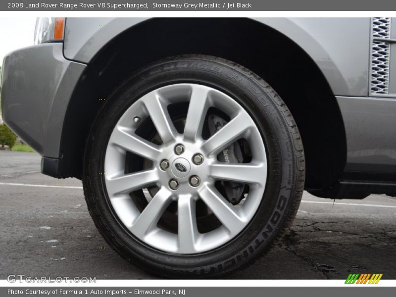Stornoway Grey Metallic / Jet Black 2008 Land Rover Range Rover V8 Supercharged