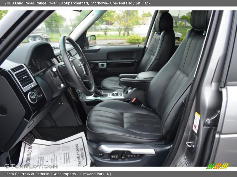 Stornoway Grey Metallic / Jet Black 2008 Land Rover Range Rover V8 Supercharged