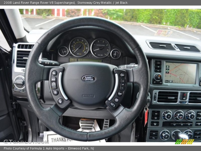 Stornoway Grey Metallic / Jet Black 2008 Land Rover Range Rover V8 Supercharged