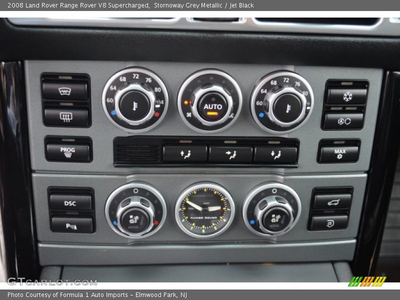 Stornoway Grey Metallic / Jet Black 2008 Land Rover Range Rover V8 Supercharged