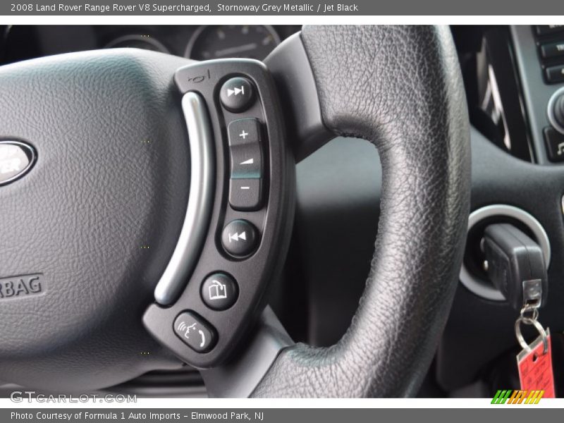 Stornoway Grey Metallic / Jet Black 2008 Land Rover Range Rover V8 Supercharged