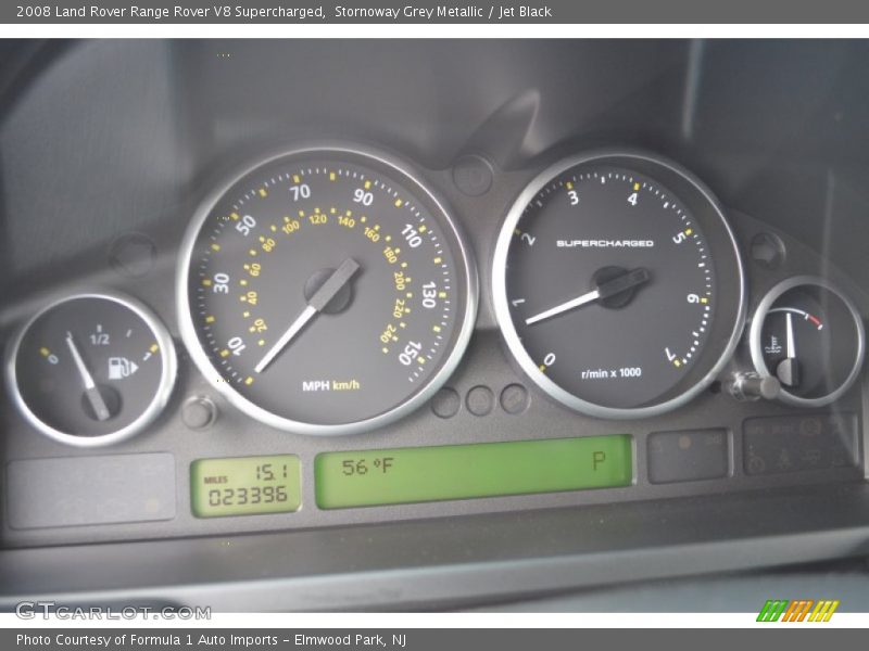 Stornoway Grey Metallic / Jet Black 2008 Land Rover Range Rover V8 Supercharged
