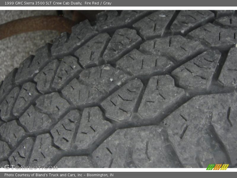 Fire Red / Gray 1999 GMC Sierra 3500 SLT Crew Cab Dually