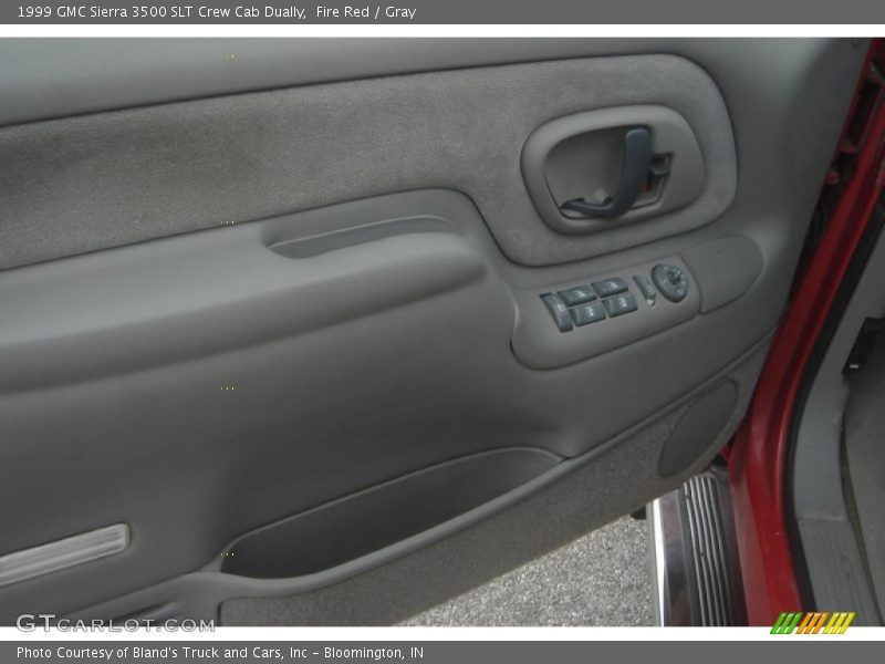Fire Red / Gray 1999 GMC Sierra 3500 SLT Crew Cab Dually