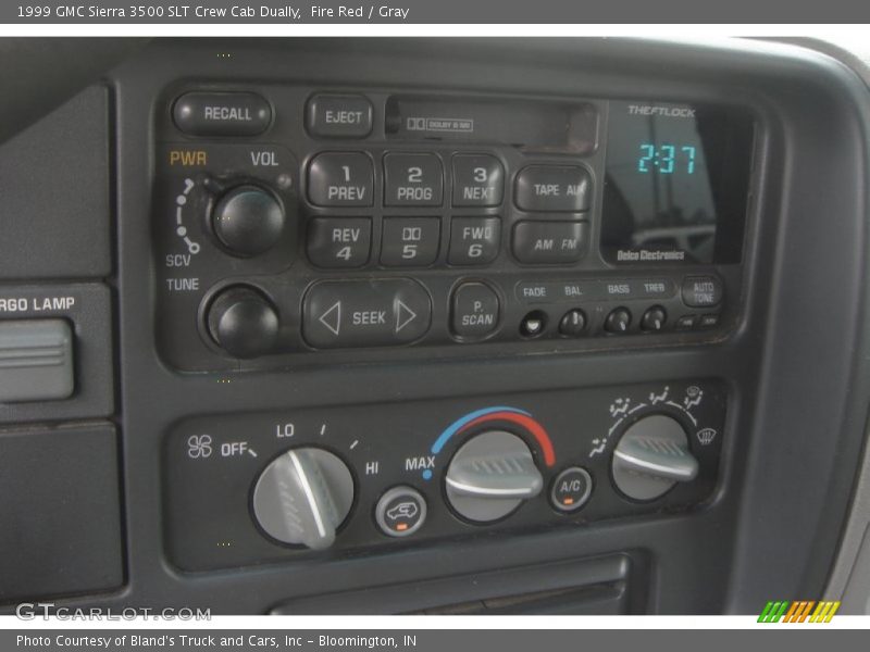 Fire Red / Gray 1999 GMC Sierra 3500 SLT Crew Cab Dually