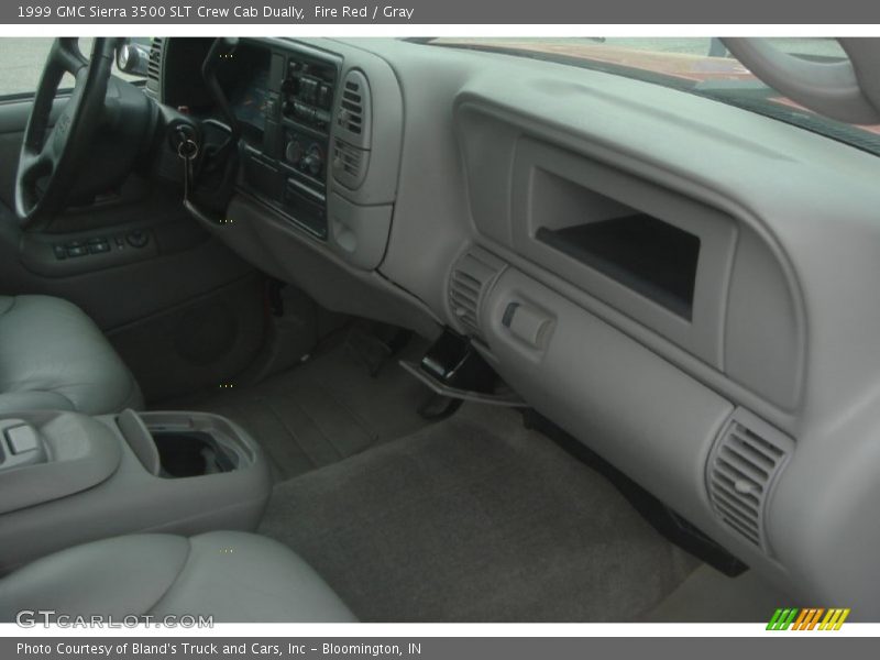 Fire Red / Gray 1999 GMC Sierra 3500 SLT Crew Cab Dually