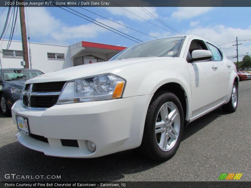 Stone White / Dark Slate Gray 2010 Dodge Avenger R/T