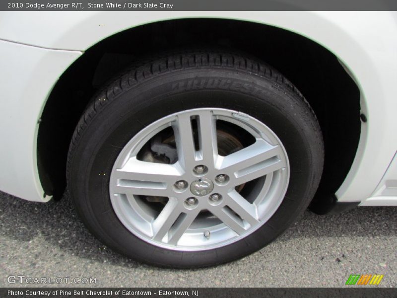 Stone White / Dark Slate Gray 2010 Dodge Avenger R/T