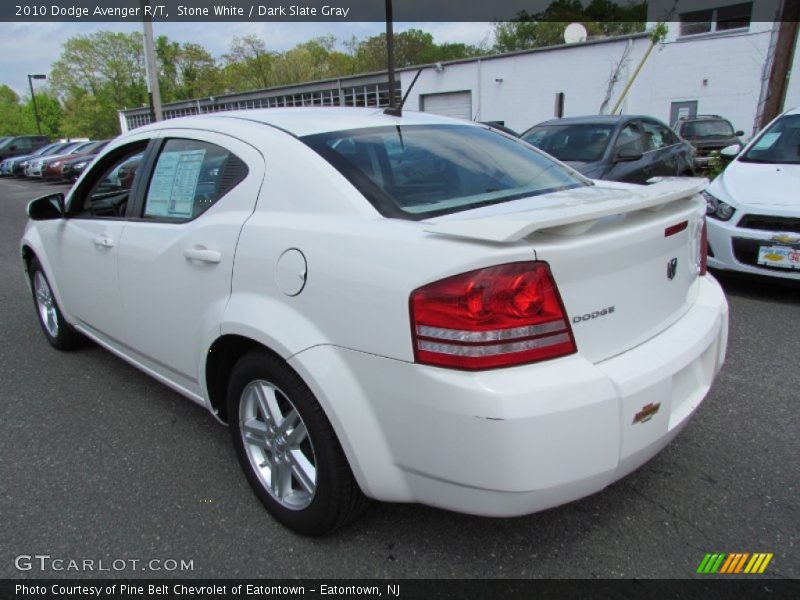 Stone White / Dark Slate Gray 2010 Dodge Avenger R/T