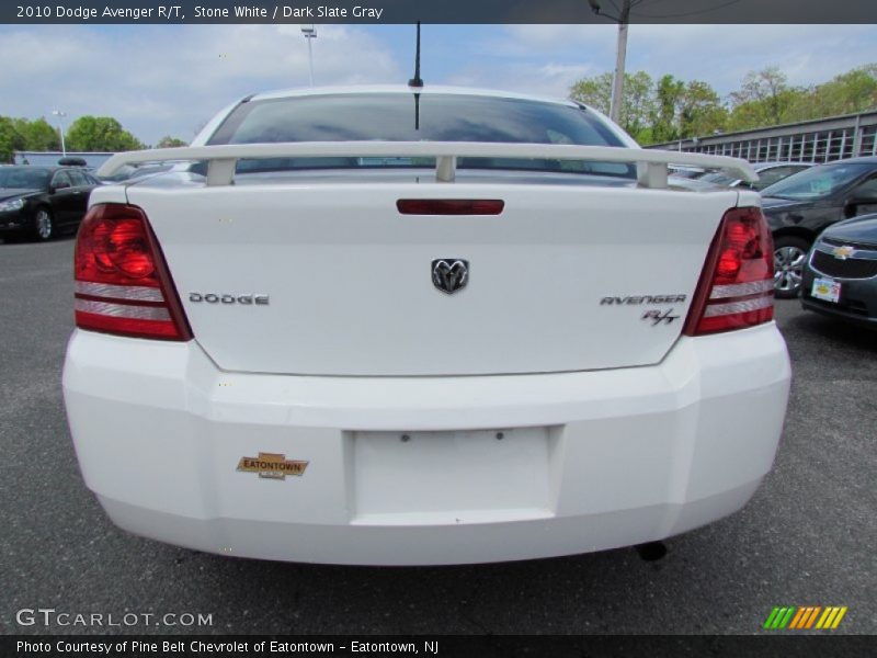 Stone White / Dark Slate Gray 2010 Dodge Avenger R/T