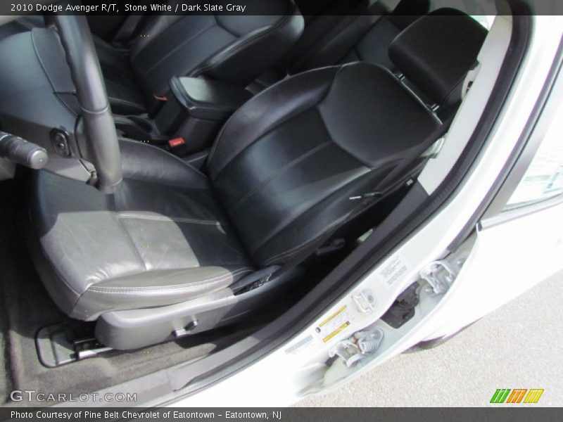 Stone White / Dark Slate Gray 2010 Dodge Avenger R/T