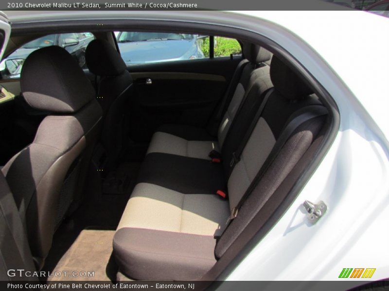 Summit White / Cocoa/Cashmere 2010 Chevrolet Malibu LT Sedan
