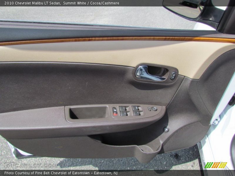 Summit White / Cocoa/Cashmere 2010 Chevrolet Malibu LT Sedan