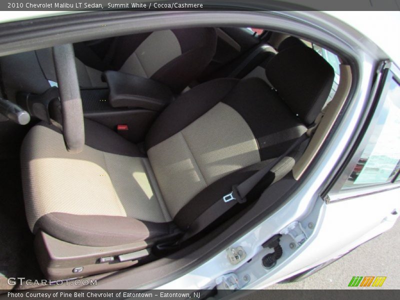 Summit White / Cocoa/Cashmere 2010 Chevrolet Malibu LT Sedan