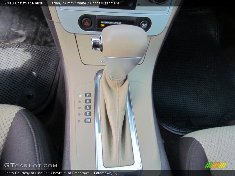 Summit White / Cocoa/Cashmere 2010 Chevrolet Malibu LT Sedan