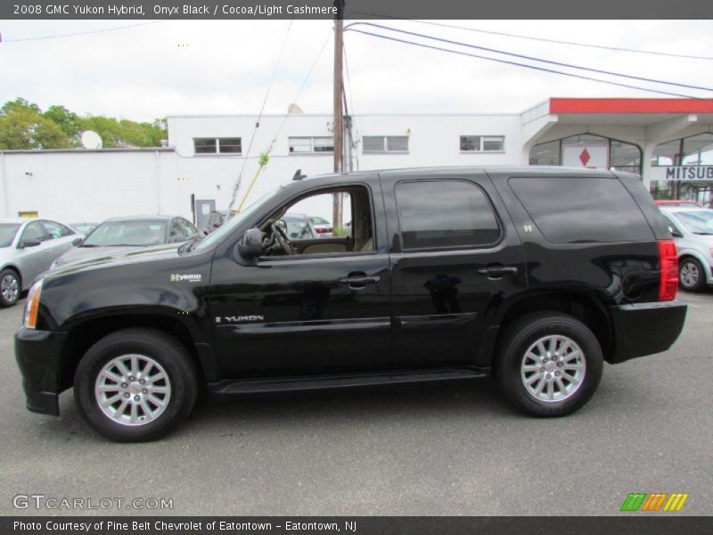 Onyx Black / Cocoa/Light Cashmere 2008 GMC Yukon Hybrid