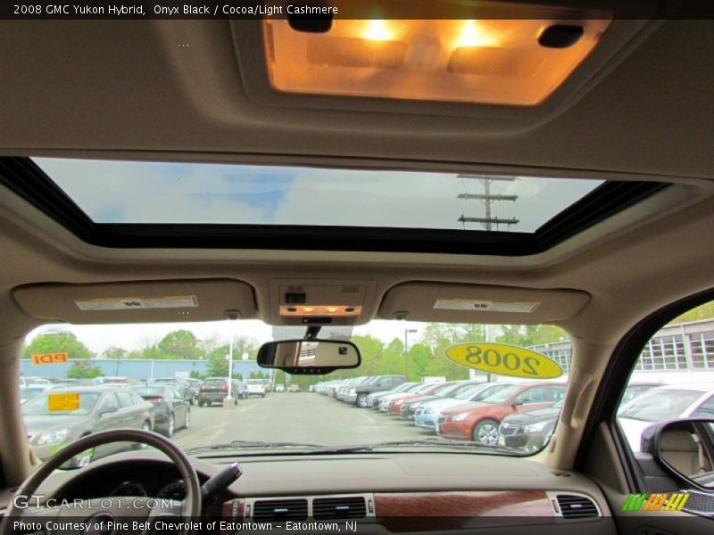 Onyx Black / Cocoa/Light Cashmere 2008 GMC Yukon Hybrid