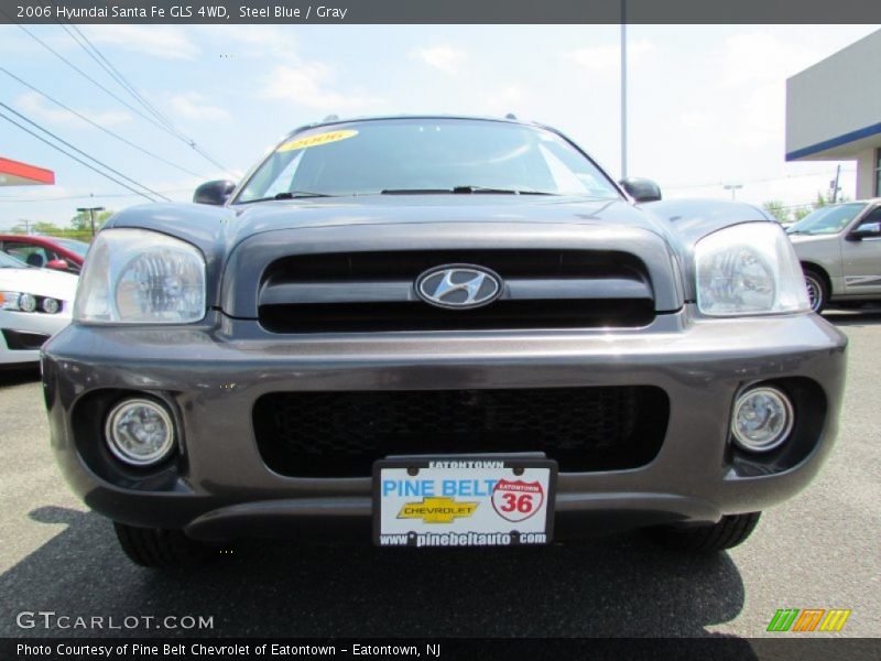 Steel Blue / Gray 2006 Hyundai Santa Fe GLS 4WD