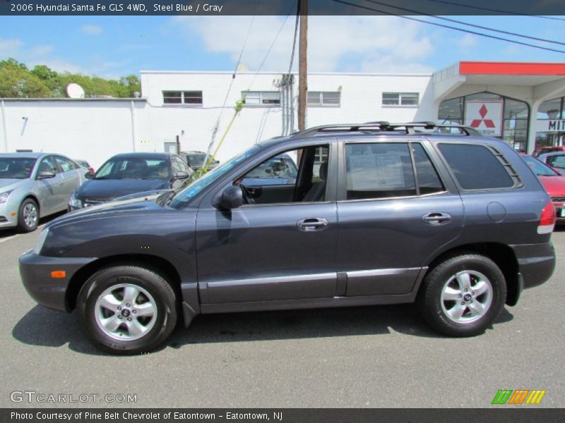 Steel Blue / Gray 2006 Hyundai Santa Fe GLS 4WD