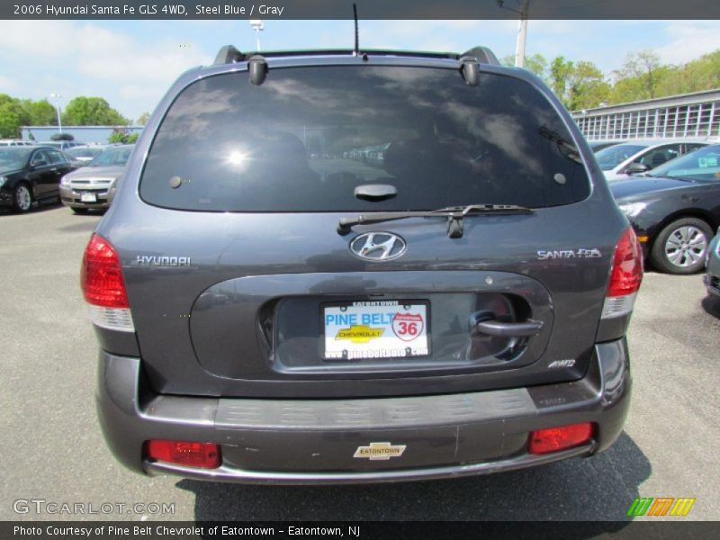 Steel Blue / Gray 2006 Hyundai Santa Fe GLS 4WD