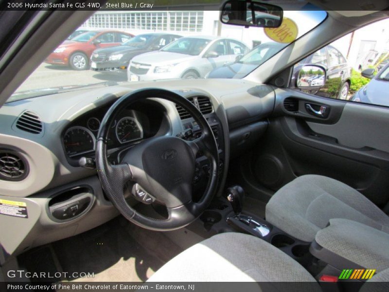 Steel Blue / Gray 2006 Hyundai Santa Fe GLS 4WD