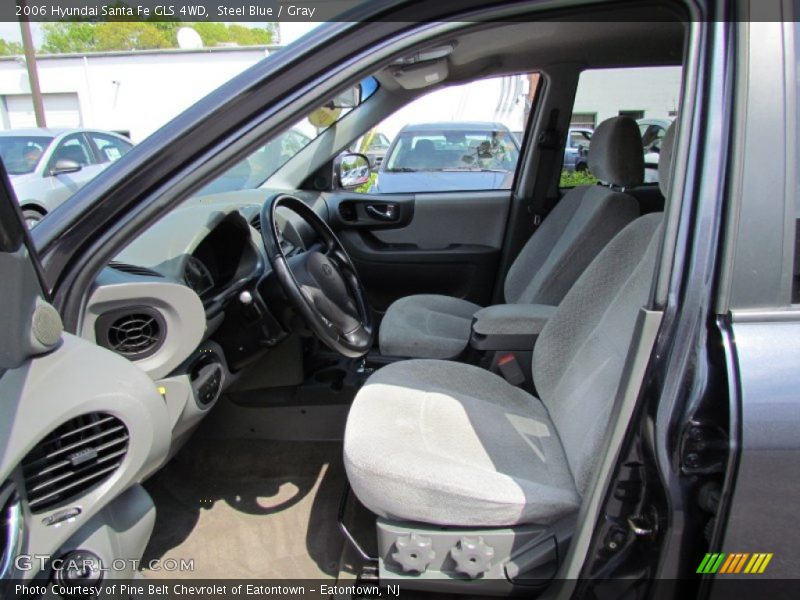 Steel Blue / Gray 2006 Hyundai Santa Fe GLS 4WD
