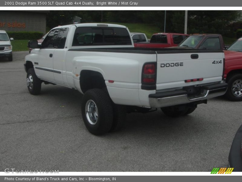  2001 Ram 3500 SLT Quad Cab 4x4 Dually Bright White