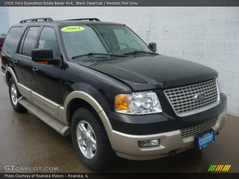 Black Clearcoat / Medium Flint Grey 2005 Ford Expedition Eddie Bauer 4x4