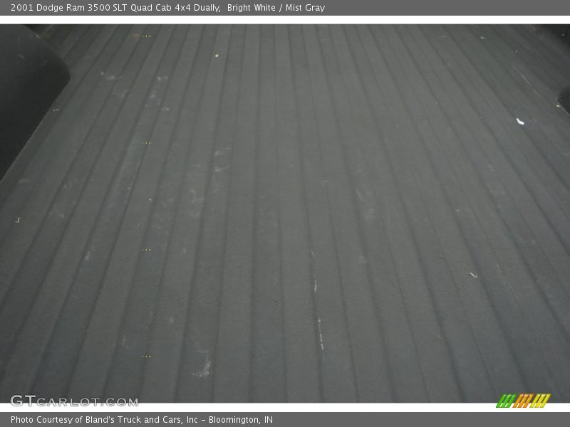 Bright White / Mist Gray 2001 Dodge Ram 3500 SLT Quad Cab 4x4 Dually