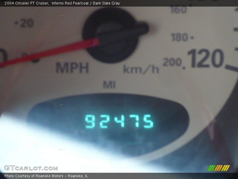 Inferno Red Pearlcoat / Dark Slate Gray 2004 Chrysler PT Cruiser