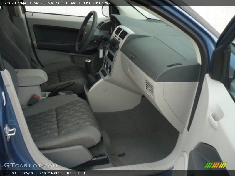 Marine Blue Pearl / Pastel Slate Gray 2007 Dodge Caliber SE
