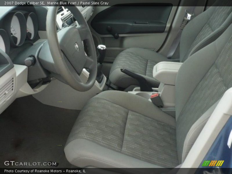 Marine Blue Pearl / Pastel Slate Gray 2007 Dodge Caliber SE