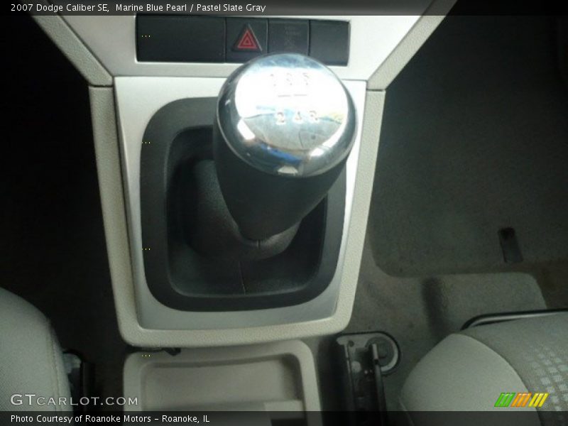 Marine Blue Pearl / Pastel Slate Gray 2007 Dodge Caliber SE