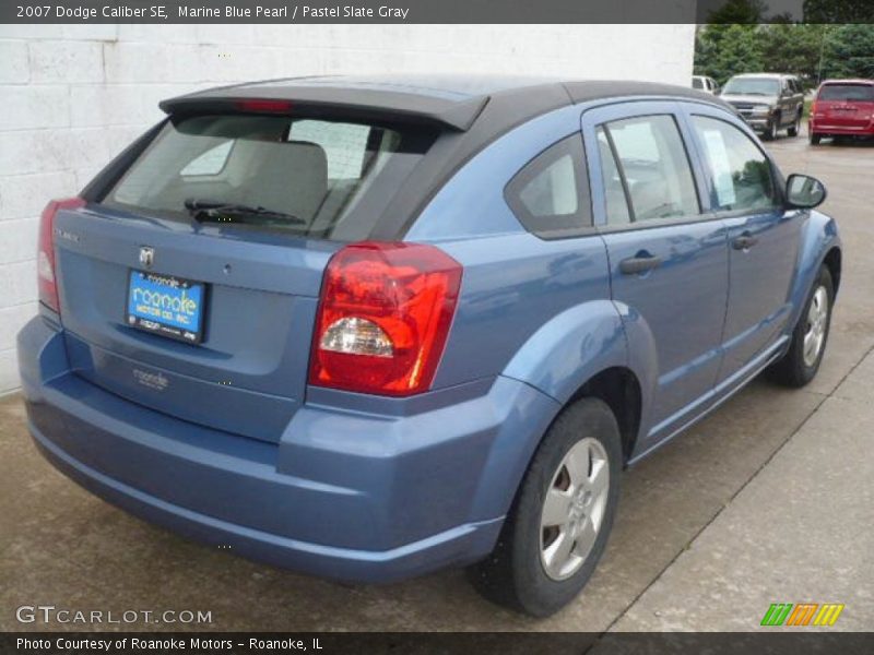 Marine Blue Pearl / Pastel Slate Gray 2007 Dodge Caliber SE