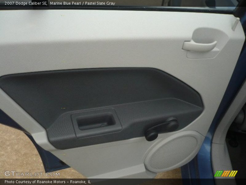 Marine Blue Pearl / Pastel Slate Gray 2007 Dodge Caliber SE