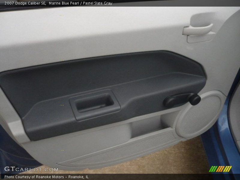 Marine Blue Pearl / Pastel Slate Gray 2007 Dodge Caliber SE