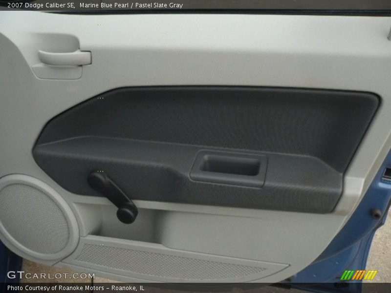 Marine Blue Pearl / Pastel Slate Gray 2007 Dodge Caliber SE