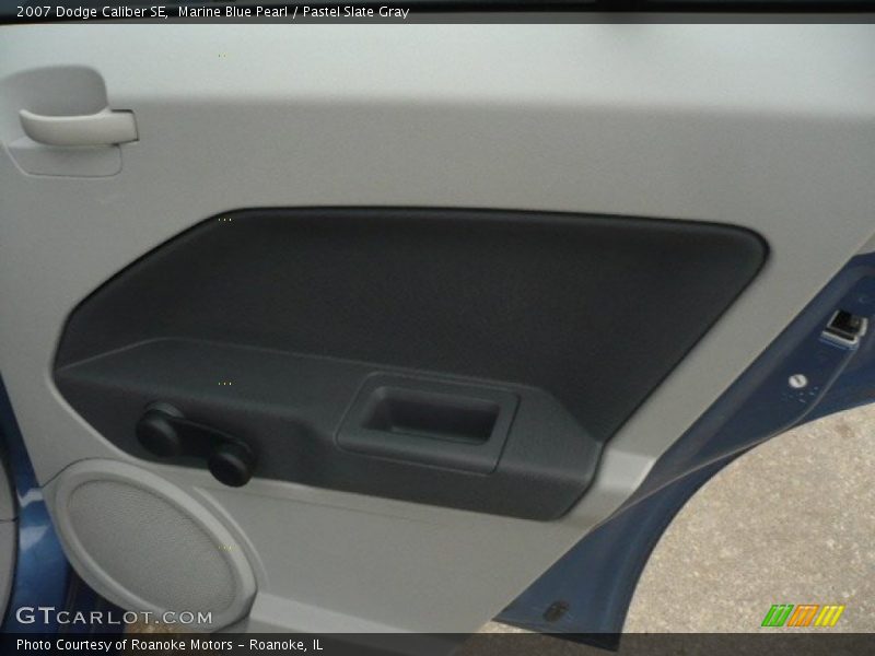 Marine Blue Pearl / Pastel Slate Gray 2007 Dodge Caliber SE