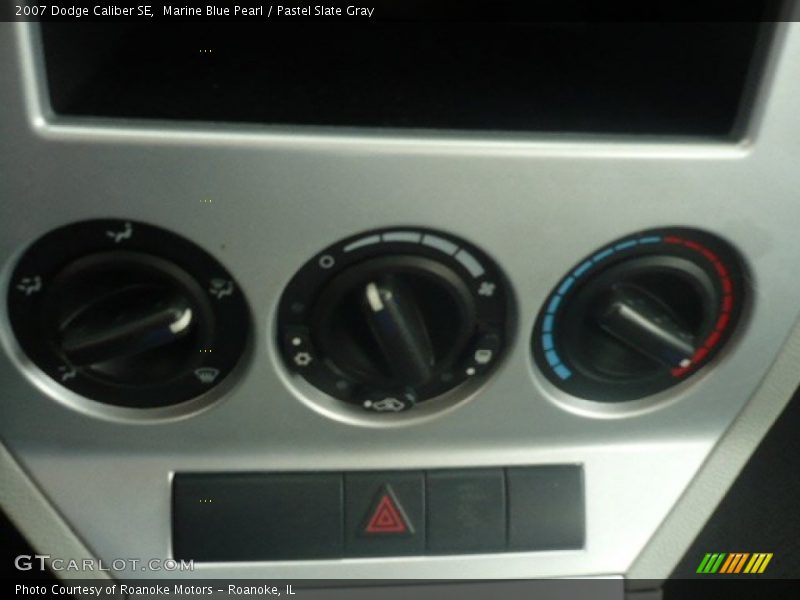 Marine Blue Pearl / Pastel Slate Gray 2007 Dodge Caliber SE