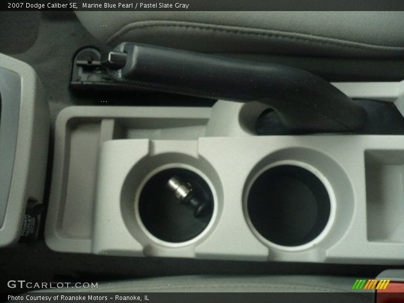 Marine Blue Pearl / Pastel Slate Gray 2007 Dodge Caliber SE