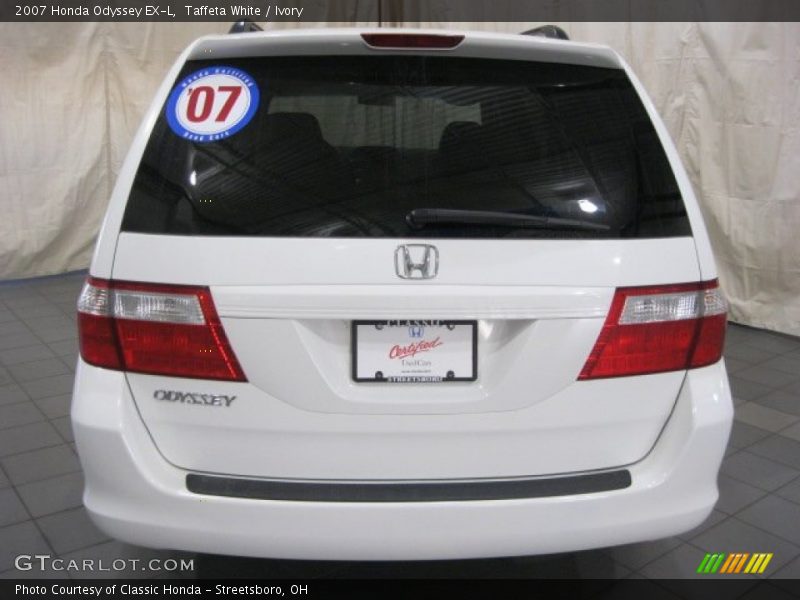 Taffeta White / Ivory 2007 Honda Odyssey EX-L
