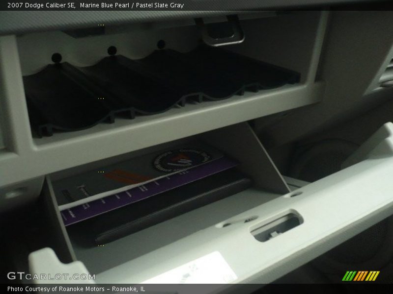 Marine Blue Pearl / Pastel Slate Gray 2007 Dodge Caliber SE
